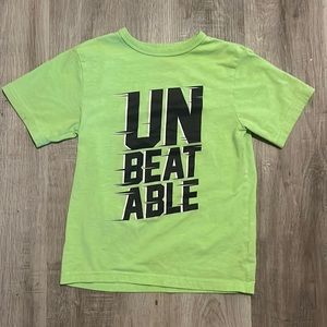 Lime green kids t-shirt Size S-5/6 Place Sport